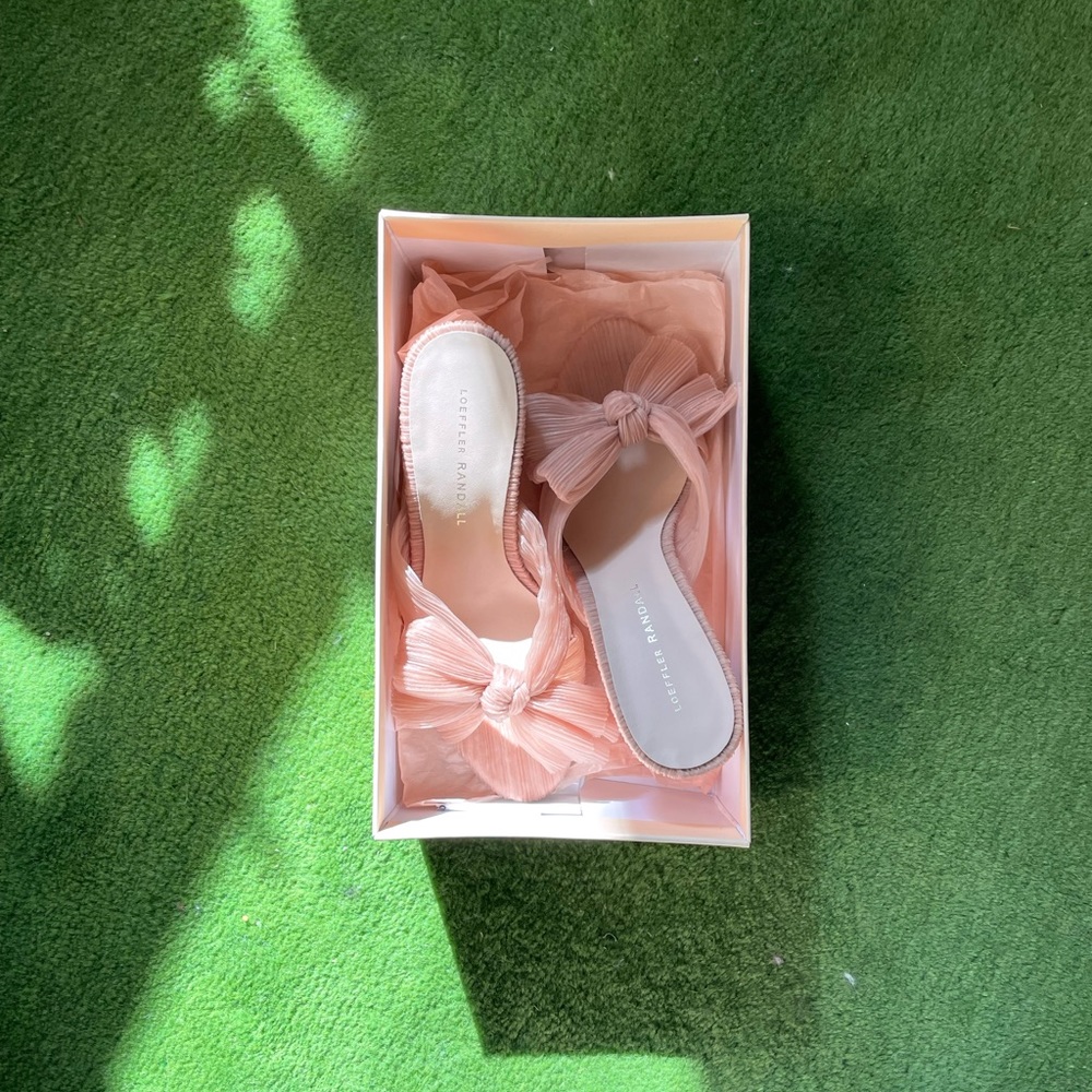 Loeffler Randall Penny Beauty Pleated Bow Heel